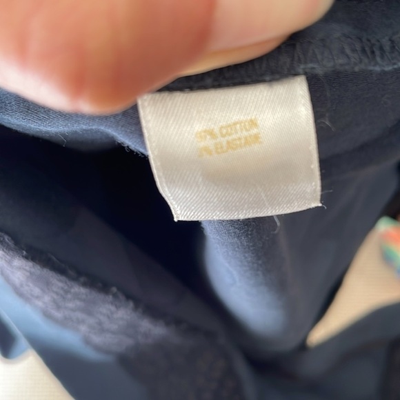 Kate Spade Navy Tonal Polka Dot Jacquard Cotton Tailored Pencil Dress - Picture 8 of 8